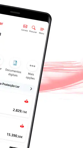 Santander Portugal screenshot
