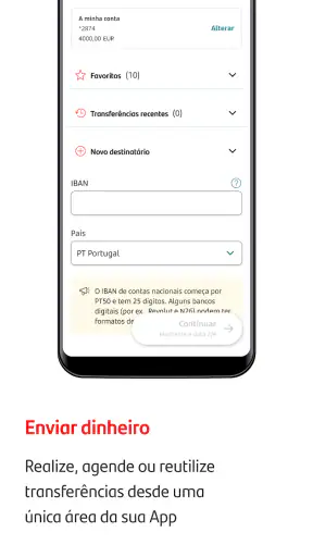 Santander Portugal screenshot