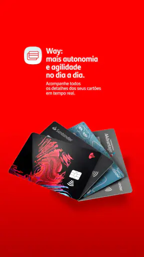 Santander Way: App de cartões screenshot