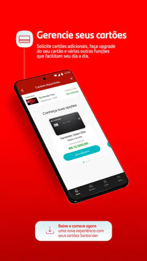 Santander Way: App de cartões screenshot