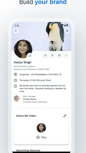 SAP SuccessFactors Mobile screenshot