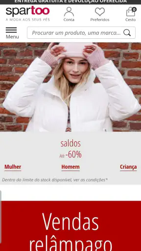 Sapatos & Shopping Spartoo screenshot