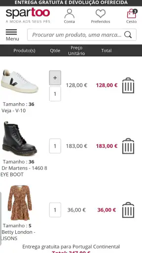 Sapatos & Shopping Spartoo screenshot