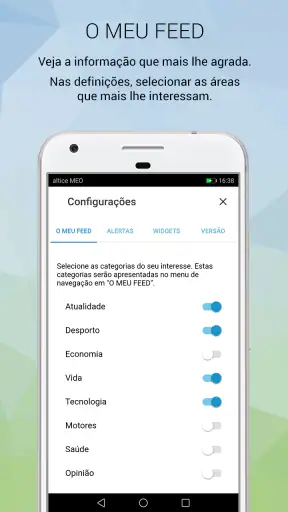 SAPO screenshot