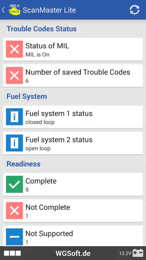 ScanMaster for ELM327 OBD-2 screenshot