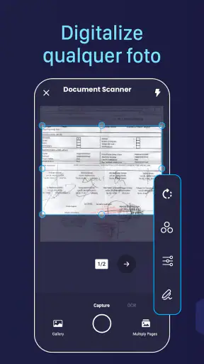 Scanner de PDF: texto OCR screenshot