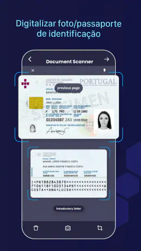 Scanner de PDF: texto OCR screenshot