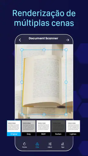 Scanner de PDF: texto OCR screenshot