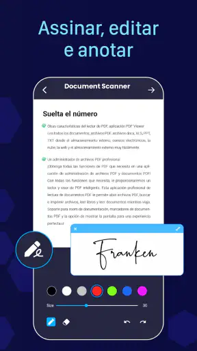 Scanner de PDF: texto OCR screenshot