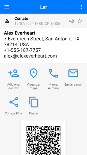 Scanner de QR Código de Barras screenshot
