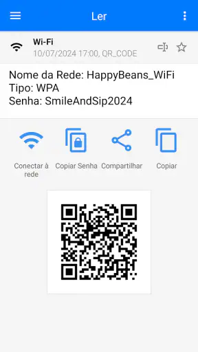 Scanner de QR Código de Barras screenshot