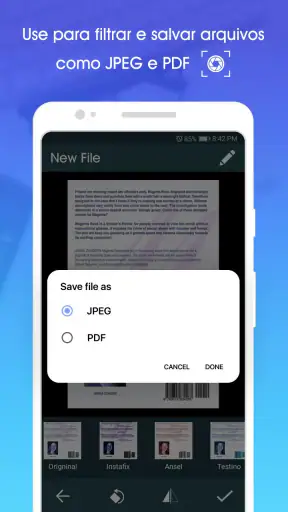 Scanner PDF: scanner documento screenshot
