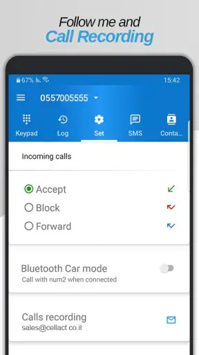 Secondary Number screenshot