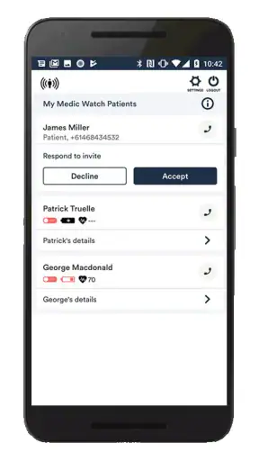 Seizure Alert – My Medic Watch screenshot