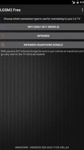 Service Menu Exp LG TV Lite screenshot