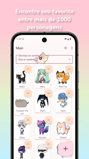 Shimeji: Companheiros de Tela screenshot