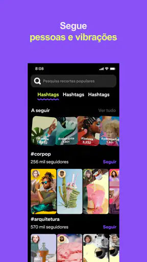 Shuffles do Pinterest screenshot