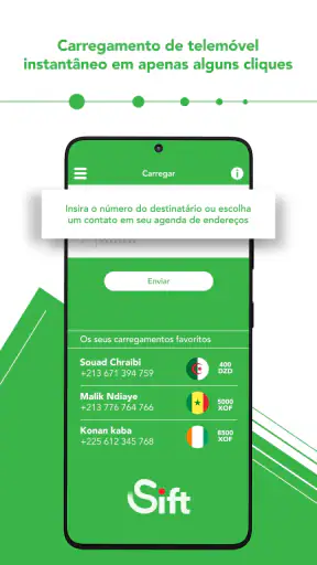 Sift - Carregamento telemóvel screenshot