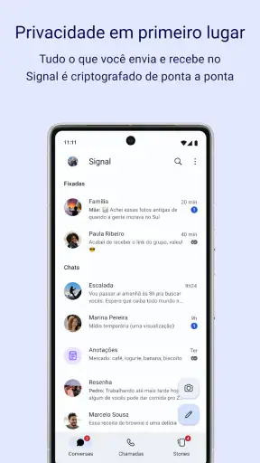 Signal - Messenger privado screenshot