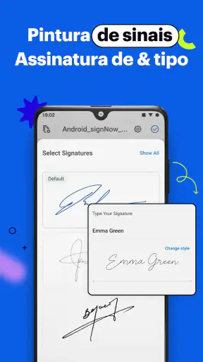 signNow Assinar documentos PDF screenshot