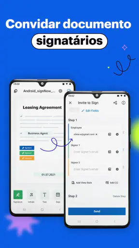 signNow Assinar documentos PDF screenshot