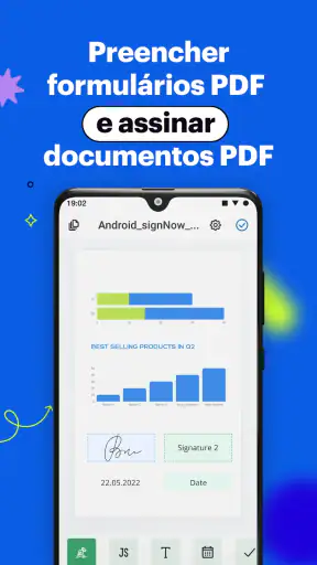 signNow Assinar documentos PDF screenshot