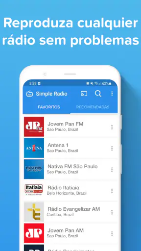 Simple Radio: Estações AM & FM screenshot