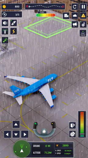 Simulador de voo de jogo avião screenshot