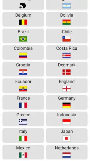 Simulador Mundial de Futebol screenshot