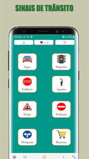 Sinais de Trânsito Jogo screenshot