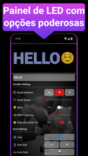Sinal LED Digital - Texto LED screenshot