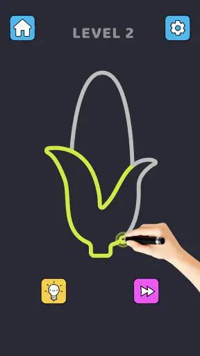 Single Line Puzzle - Desenho screenshot