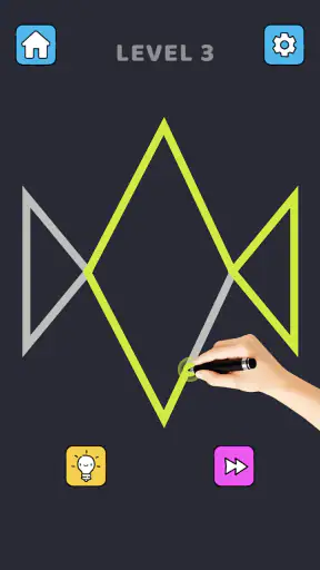 Single Line Puzzle - Desenho screenshot