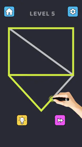 Single Line Puzzle - Desenho screenshot