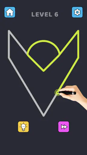 Single Line Puzzle - Desenho screenshot