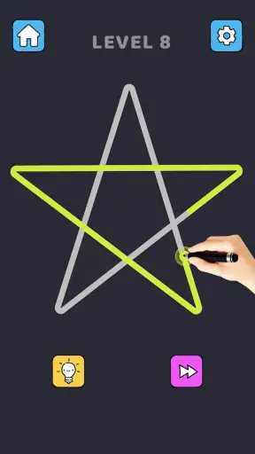 Single Line Puzzle - Desenho screenshot