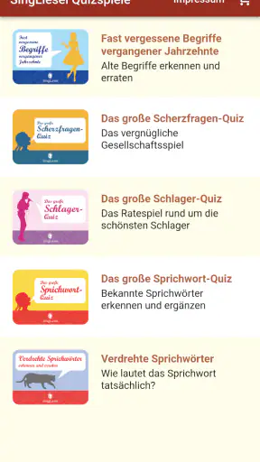SingLiesel Quizspiele screenshot