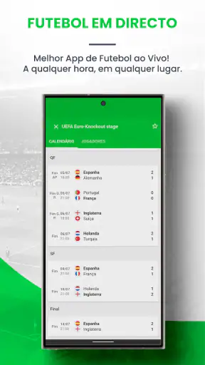 SKORES - Futebol ao Vivo screenshot