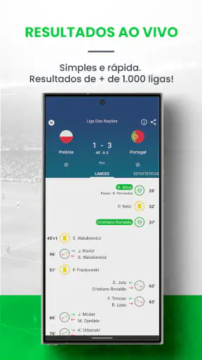 SKORES - Futebol ao Vivo screenshot
