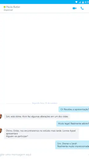 Skype for Business for Android screenshot