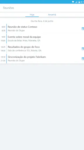 Skype for Business for Android screenshot