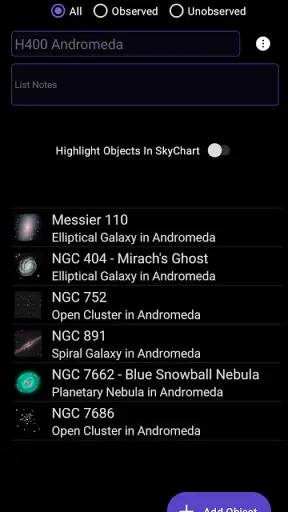 SkySafari 7 Plus screenshot