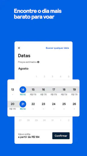 Skyscanner Voos Hotéis Carros screenshot