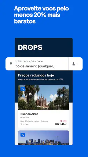 Skyscanner Voos Hotéis Carros screenshot