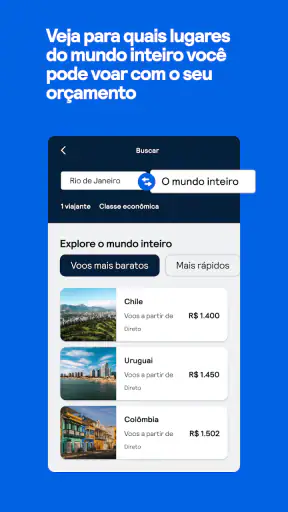 Skyscanner Voos Hotéis Carros screenshot