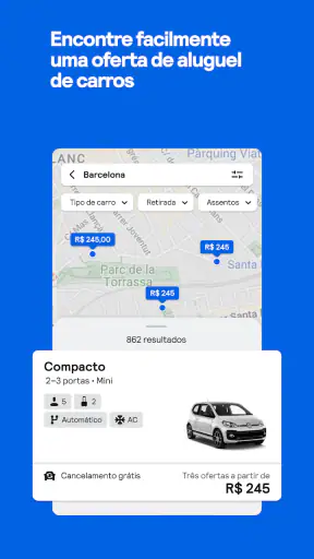 Skyscanner Voos Hotéis Carros screenshot