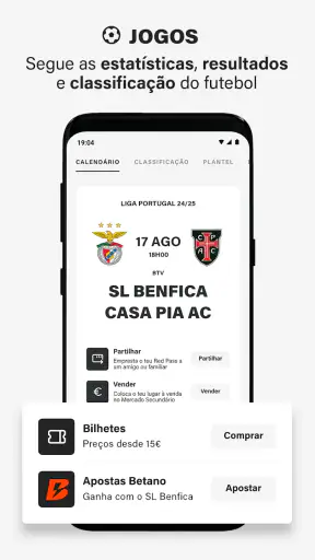 SL Benfica Official App screenshot