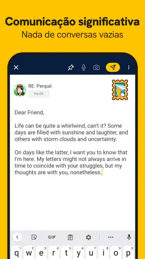 Slowly: Fazer amigos por carta screenshot