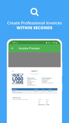 Smart Invoice: Crie Faturas screenshot