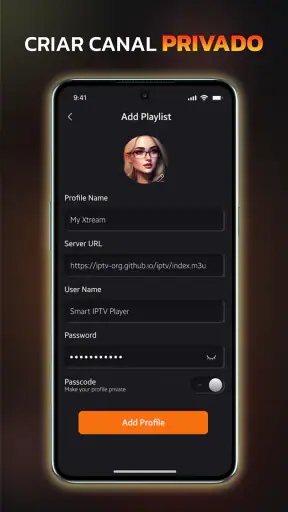 Smart IPTV Player, TV ao vivo screenshot